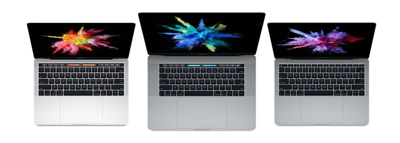 MacBook Pro 2017 avec ou sans Touch Bar.