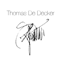 Signature Thomas De Decker