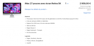 iMac 27 pouces 5K 2019